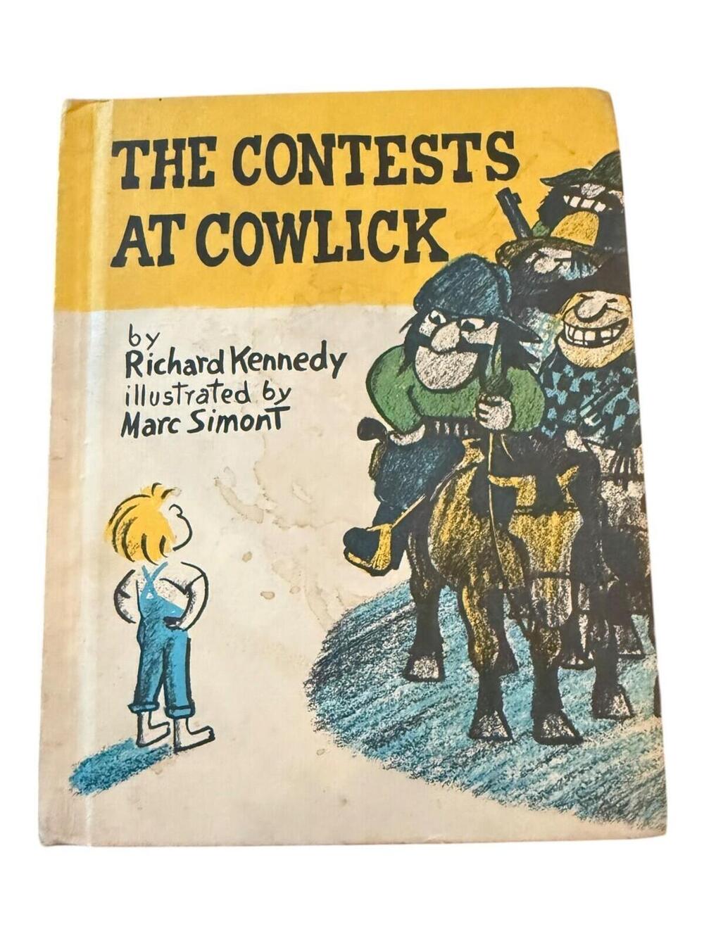 VTG 1975 The Contests at Cowlick by Richard Kennedy Hardcover Weekly Reader Book